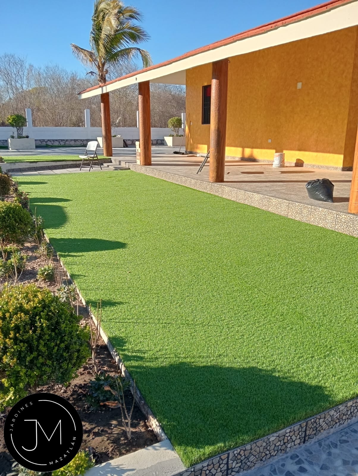 Instalación de Pasto Sintético