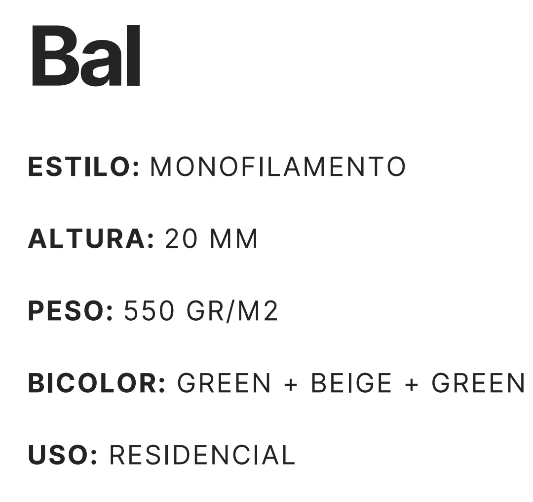 Pasto Sintético (mt2)