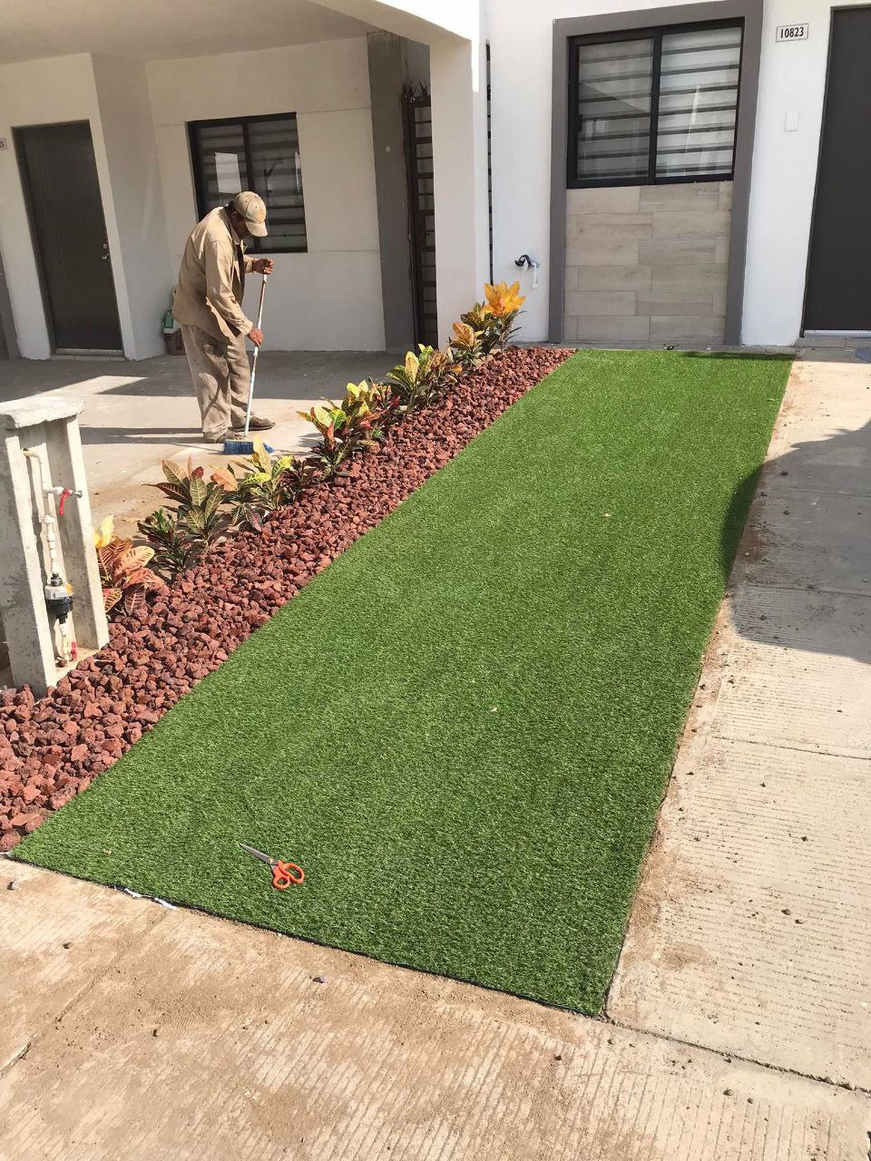 Instalación de Pasto Sintético